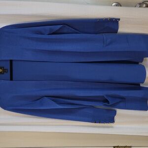 JM Collection Royal Blue Women's Cardigan